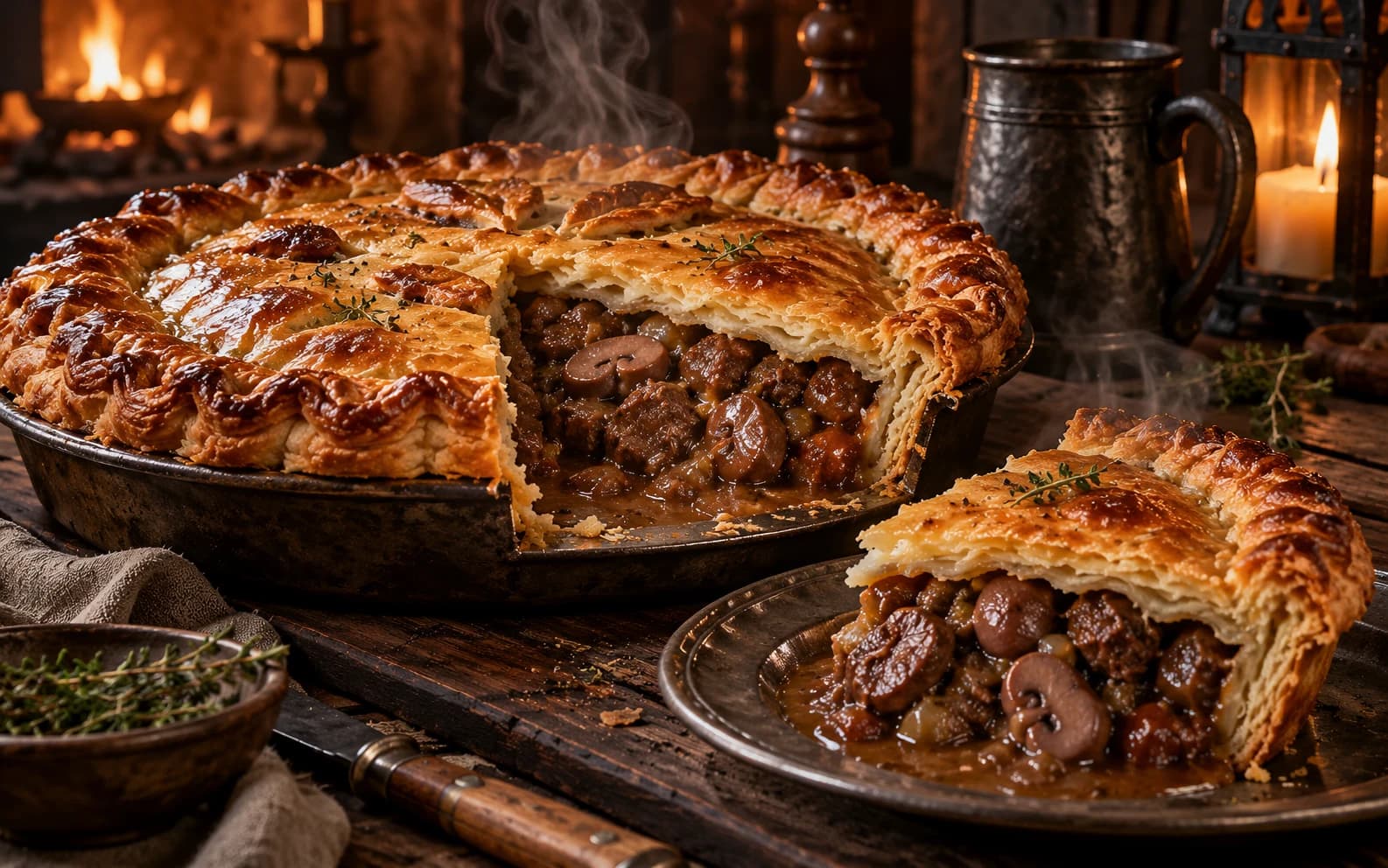 Мясной пирог с почками от Пирожка из «Игры престолов»