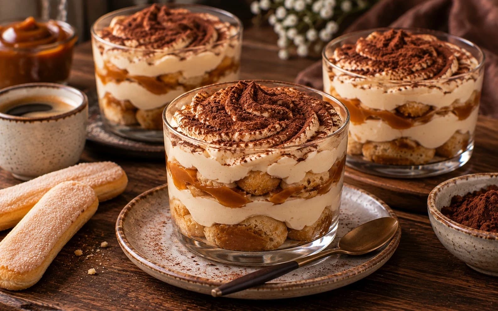 Десерт из маскарпоне со сгущёнкой «Коровка»