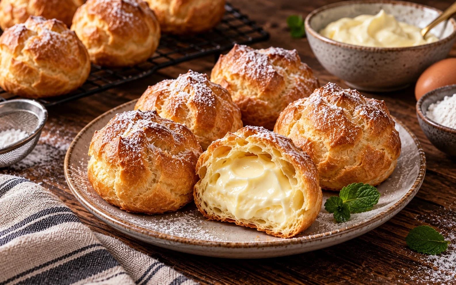 Заварные булочки