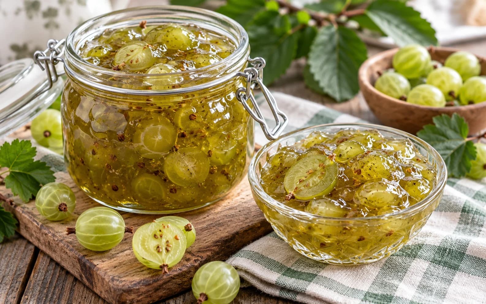 Изумрудное варенье из крыжовника