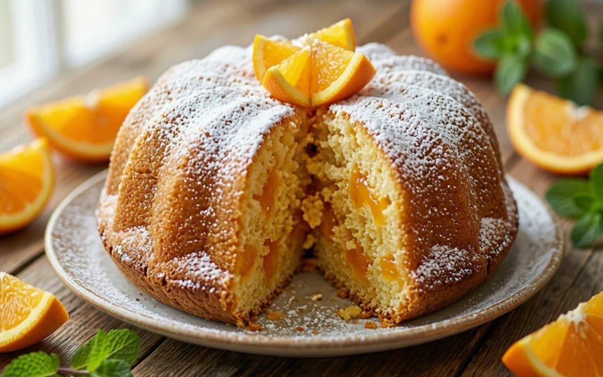 Апельсиновый кекс