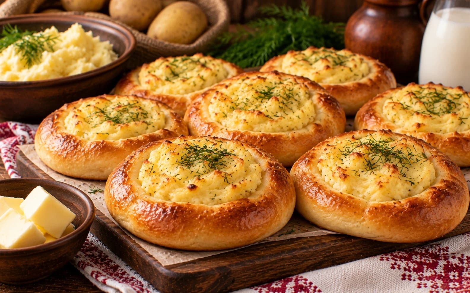Шаньги с картофелем из «Девчат»
