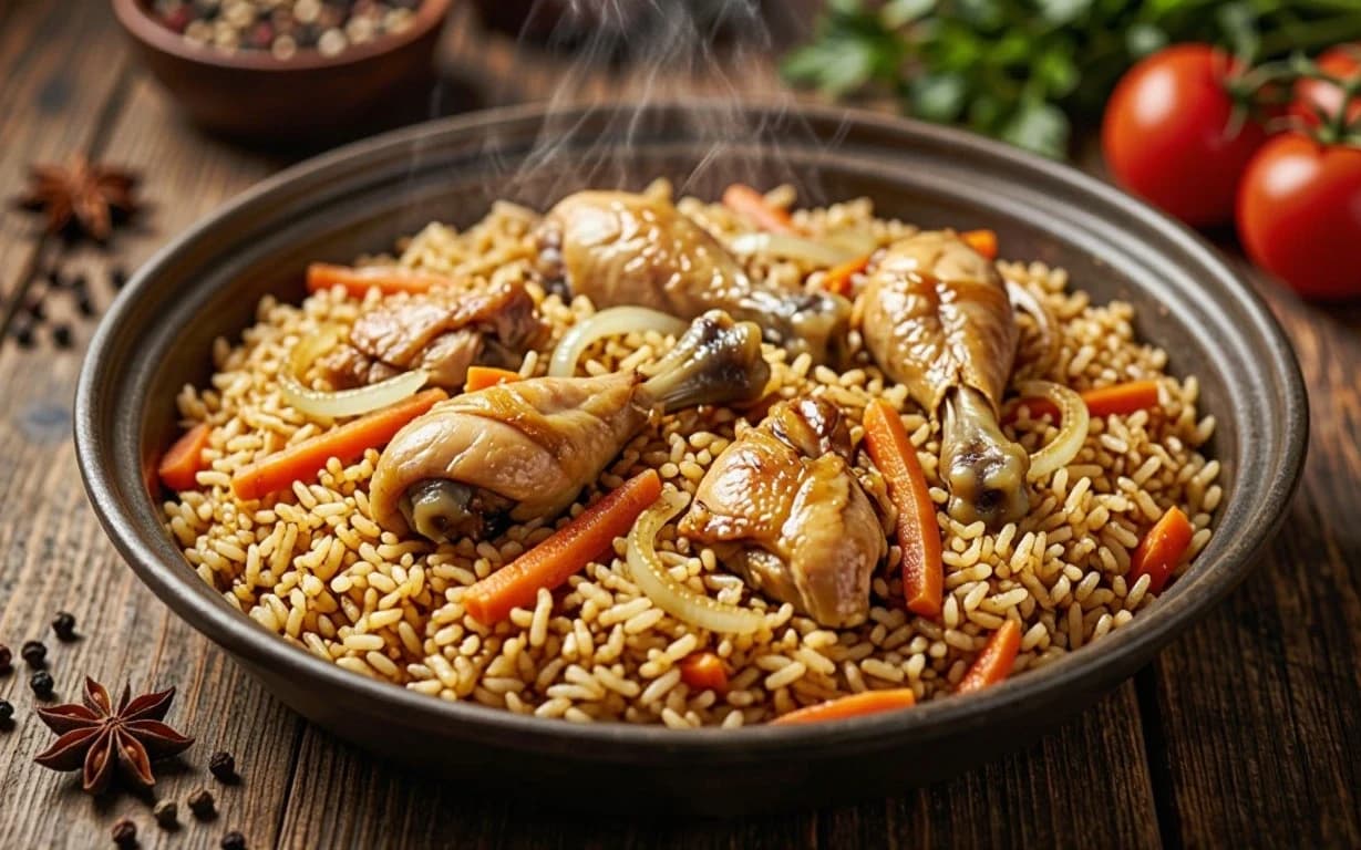 Плов с курицей