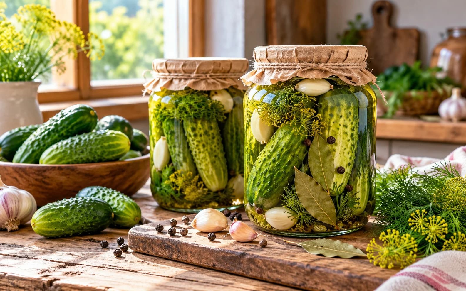 Маринованные огурцы на зиму
