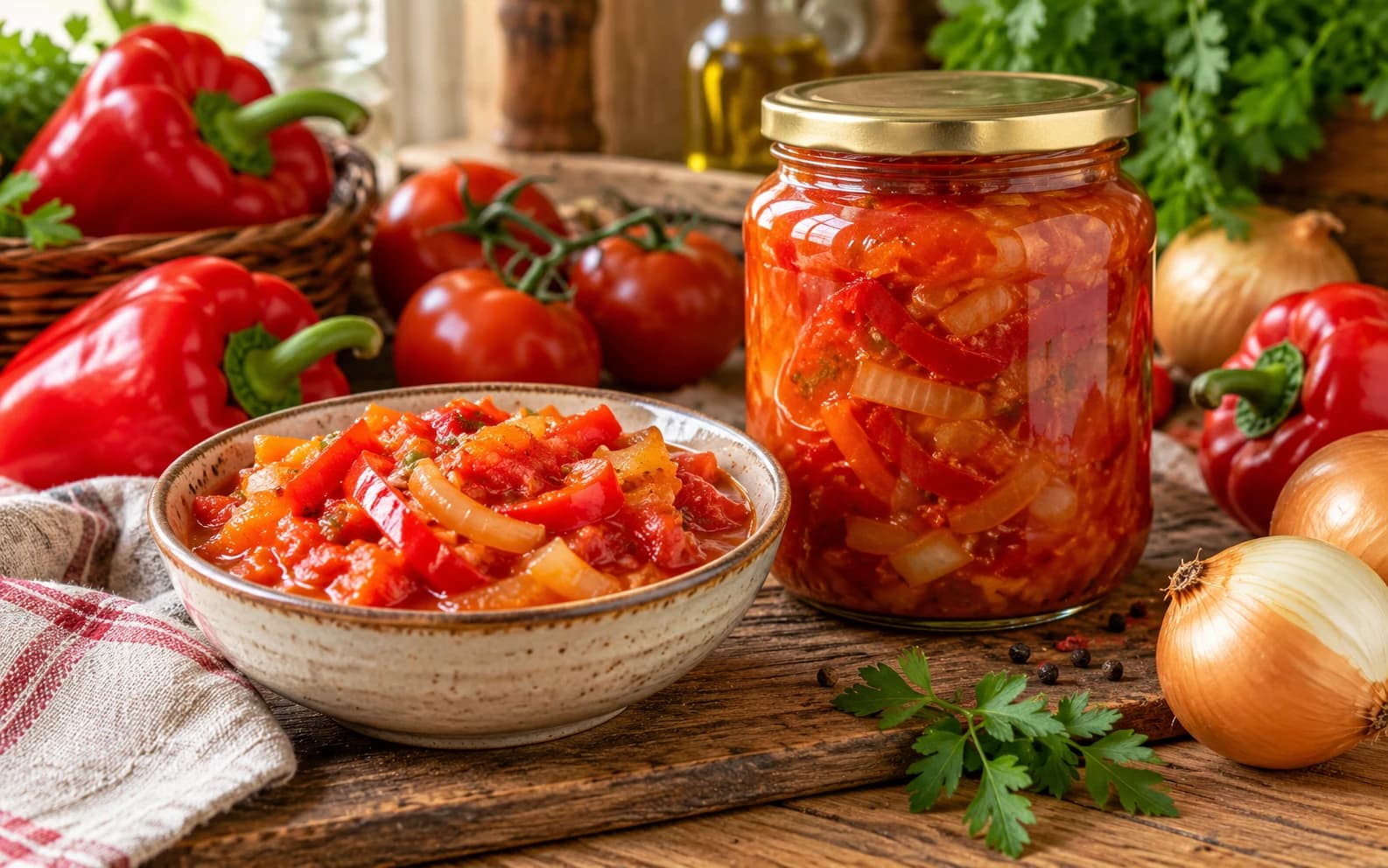 Лечо из болгарского перца на зиму