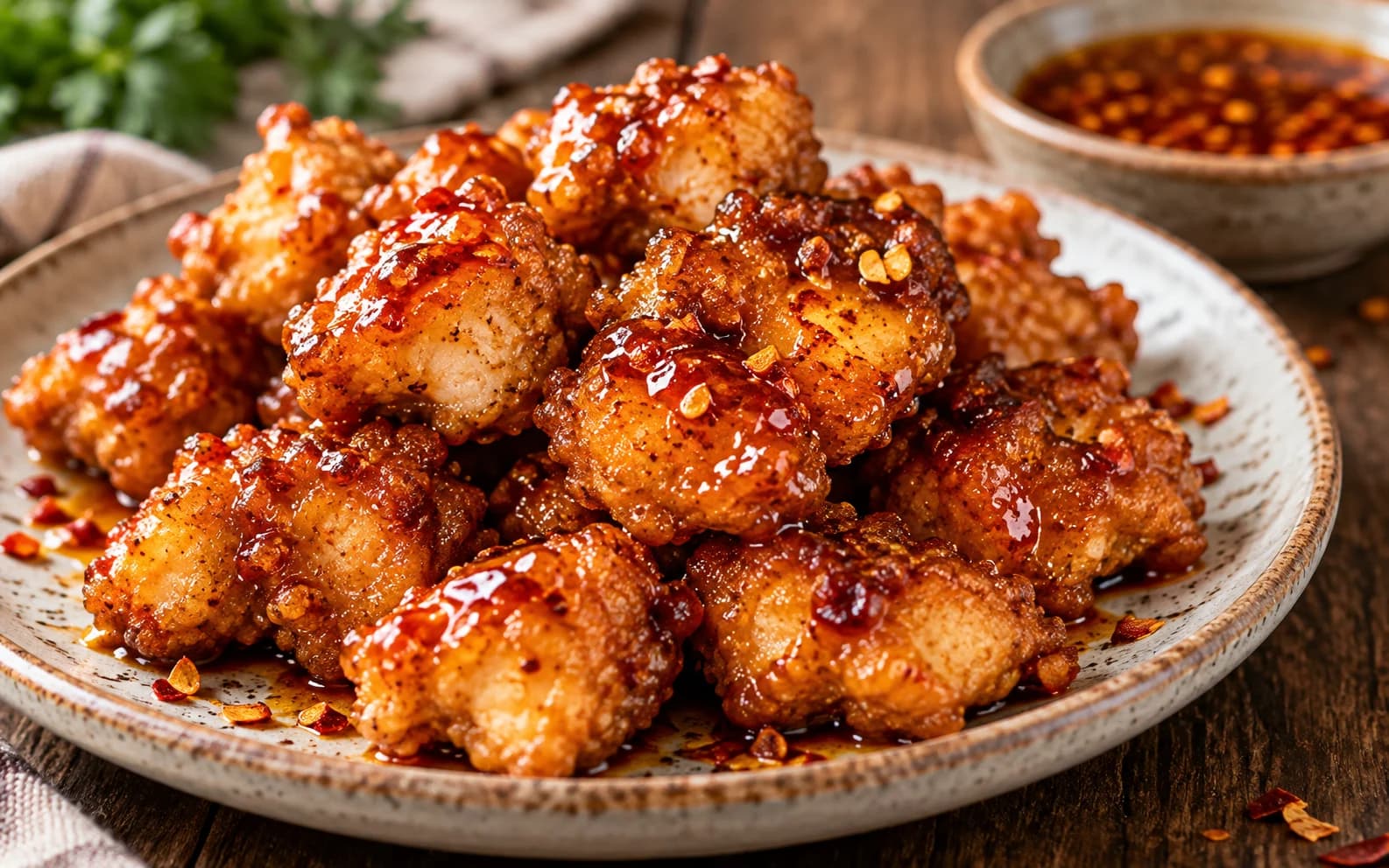 Курица с острым мёдом — Hot Honey Chicken