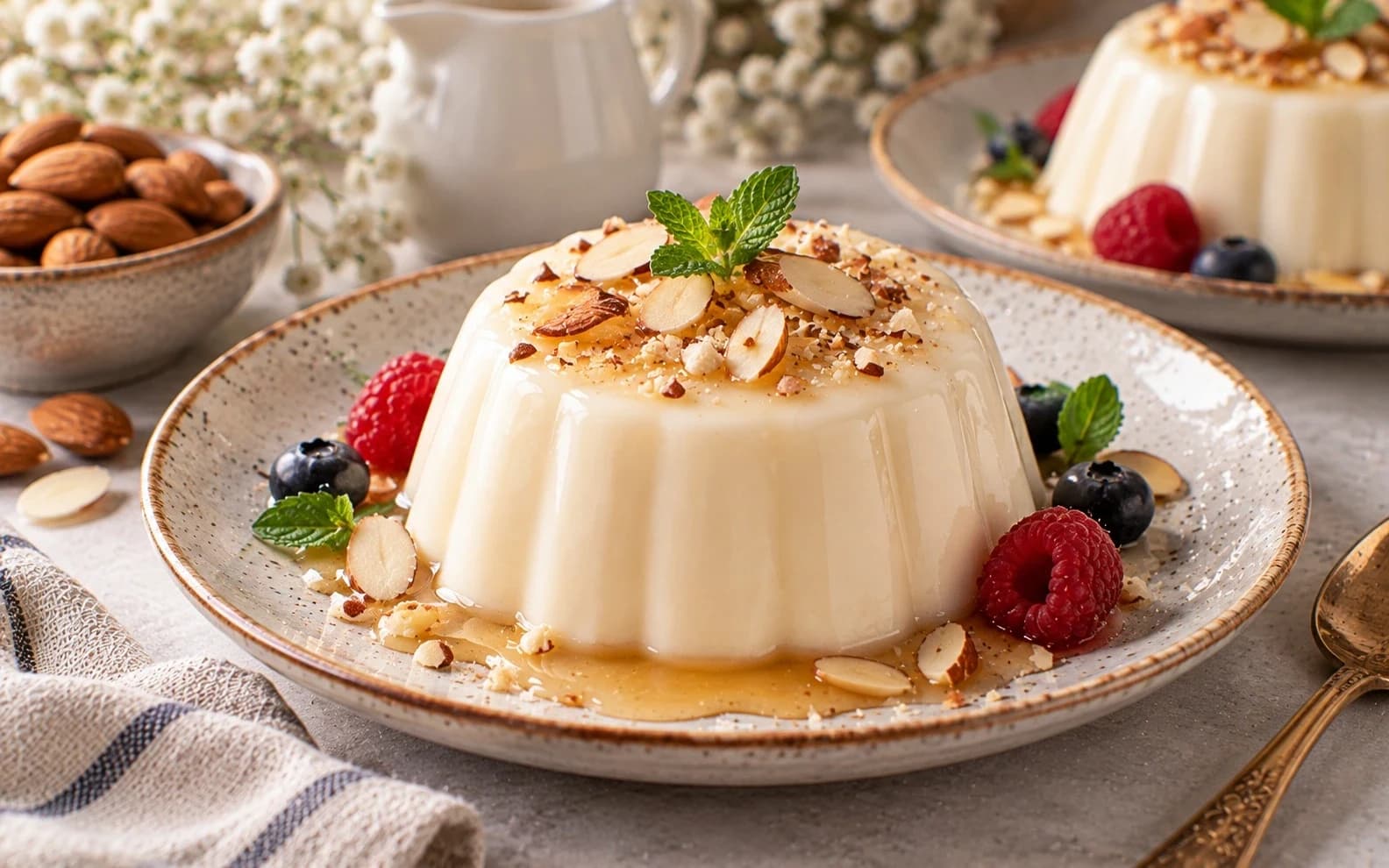 Миндальное бланманже