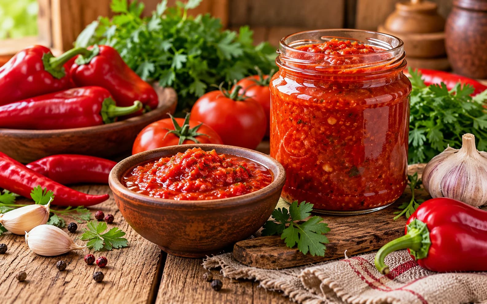 Домашняя аджика на зиму