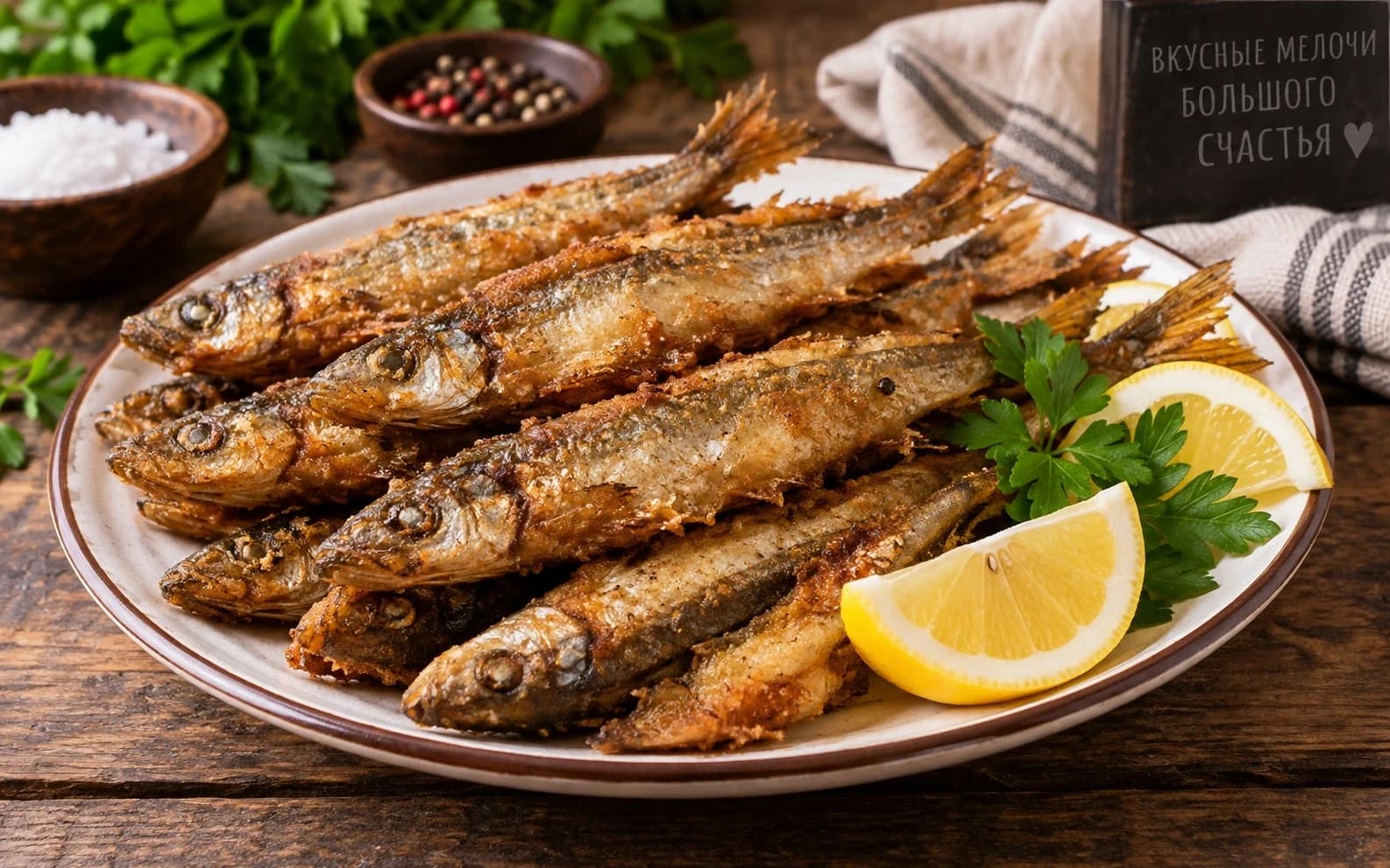 Жареная мойва с хрустящей корочкой