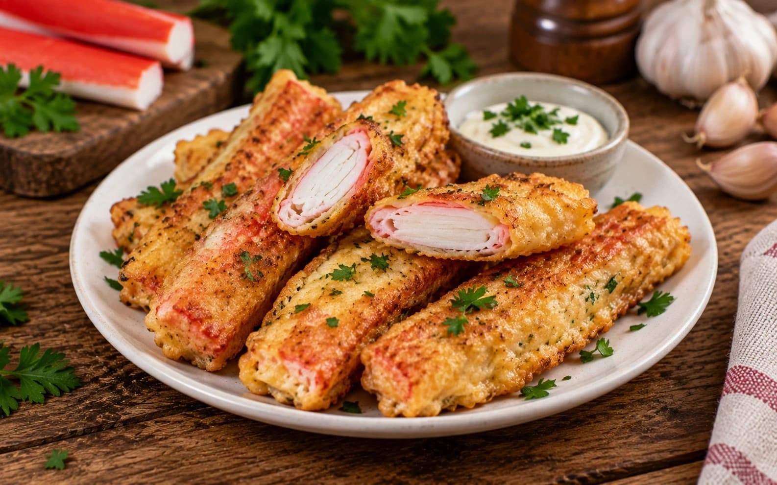 Крабовые палочки в кляре