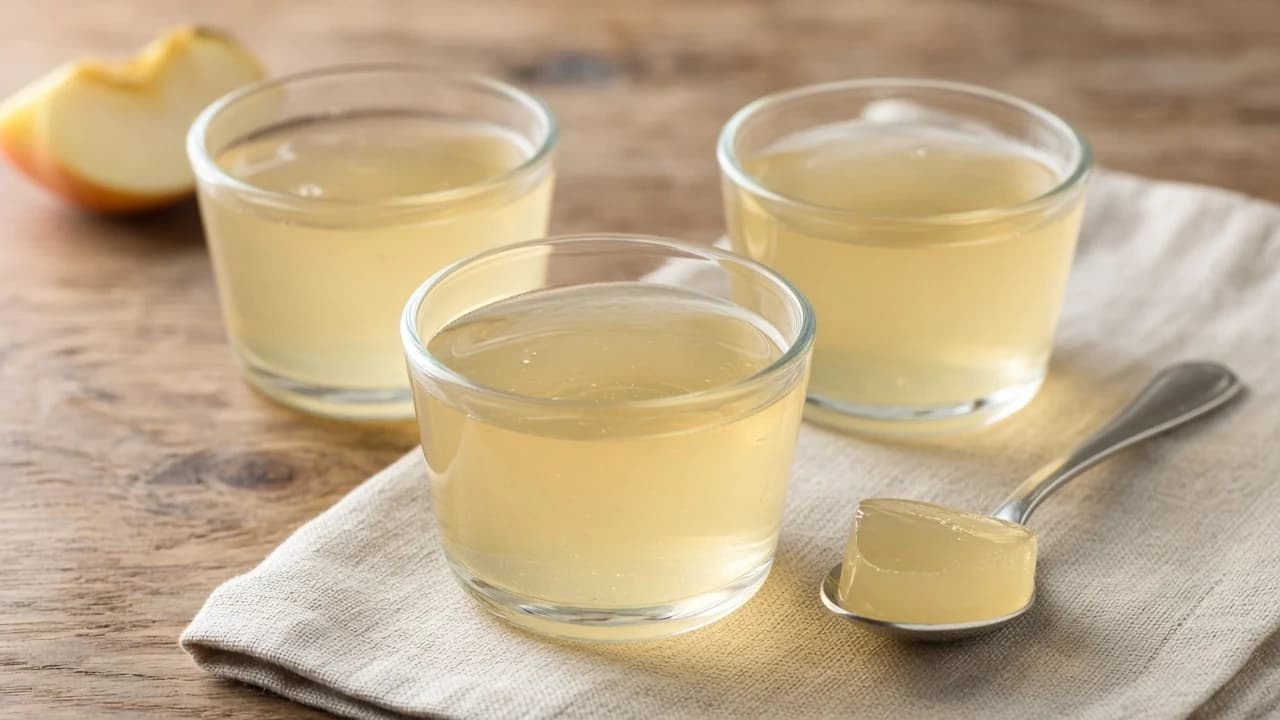 Яблочное желе с желатином